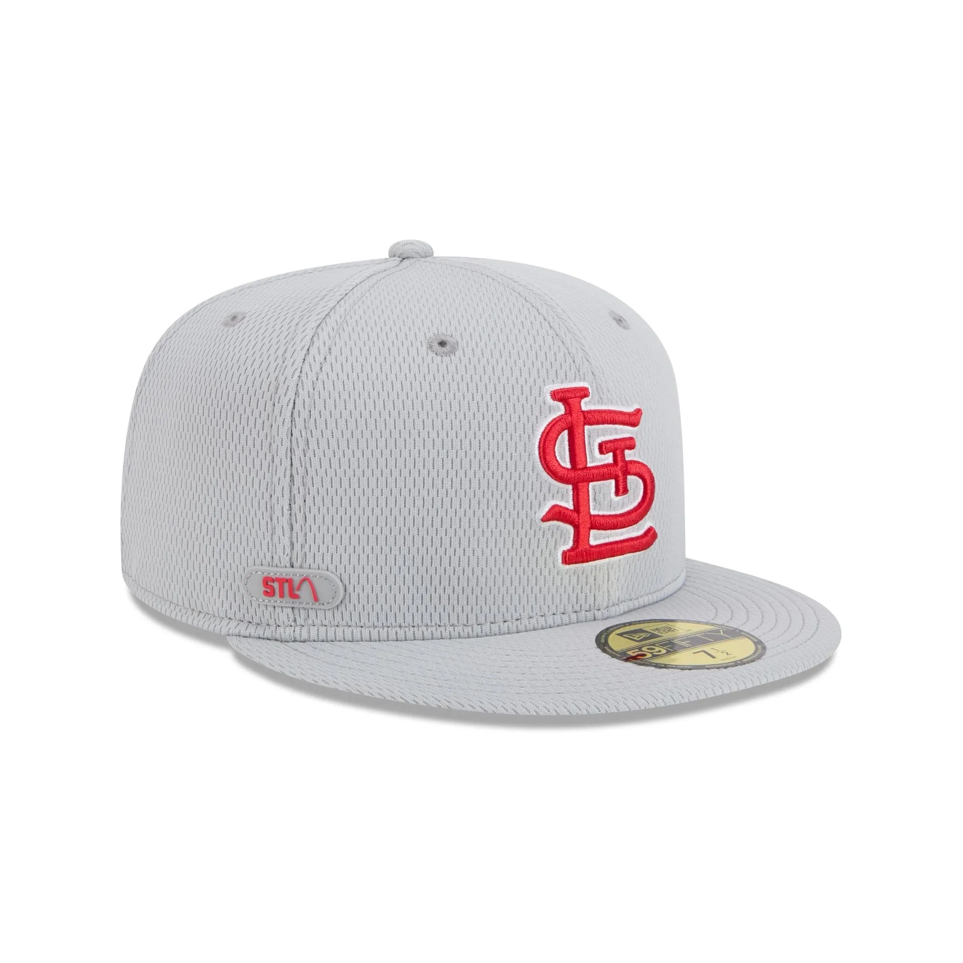 St. Louis Cardinals 2025 Clubhouse Gray 59FIFTY Fitted Hat sold by New Era