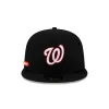 Washington Nationals 2025 Clubhouse Black 59FIFTY Fitted Hat sold by New Era