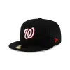 Washington Nationals 2025 Clubhouse Black 59FIFTY Fitted Hat sold by New Era