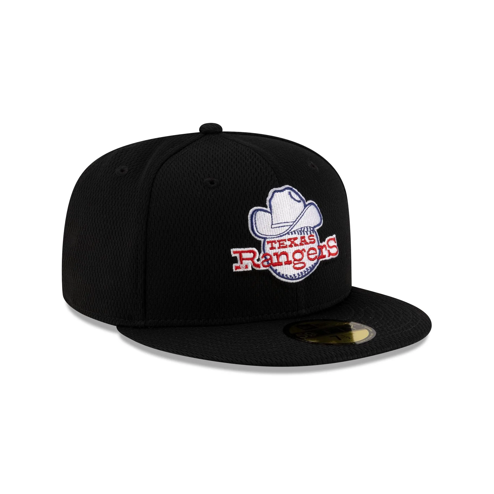 Texas Rangers 2025 Clubhouse Alt Black 59FIFTY Fitted Hat sold by New Era product image thumbnail 3