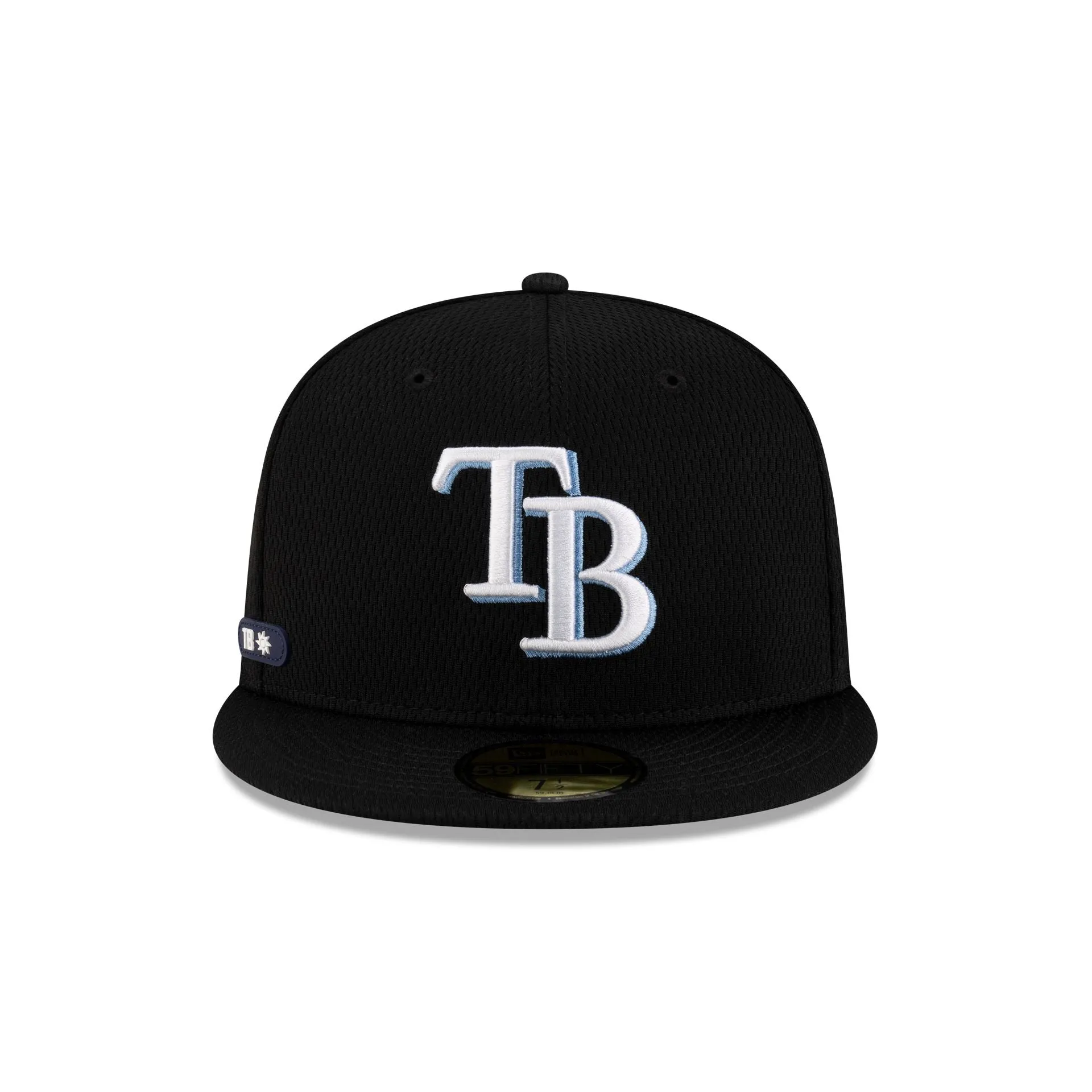 Tampa Bay Rays 2025 Clubhouse Black 59FIFTY Fitted Hat sold by New Era product image thumbnail 2