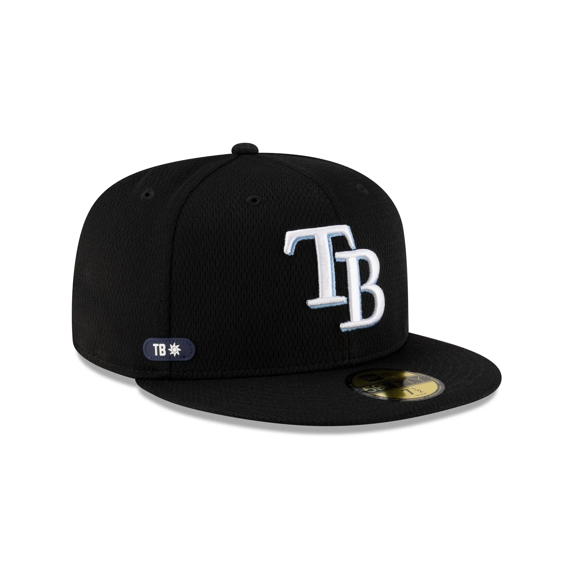 Tampa Bay Rays 2025 Clubhouse Black 59FIFTY Fitted Hat sold by New Era product image thumbnail 3