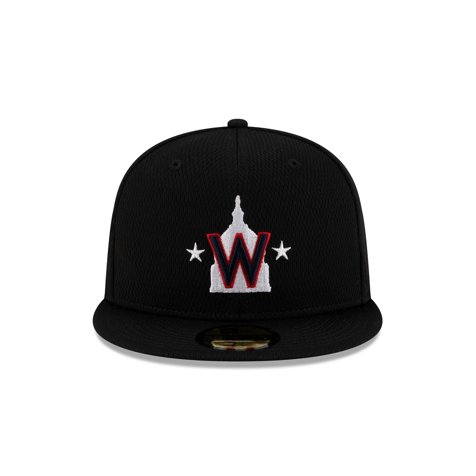 Washington Nationals 2025 Clubhouse Alt Black 59FIFTY Fitted Hat sold by New Era product image thumbnail 2