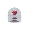 Washington Nationals 2025 Clubhouse Gray 39THIRTY Stretch Fit sold by New Era