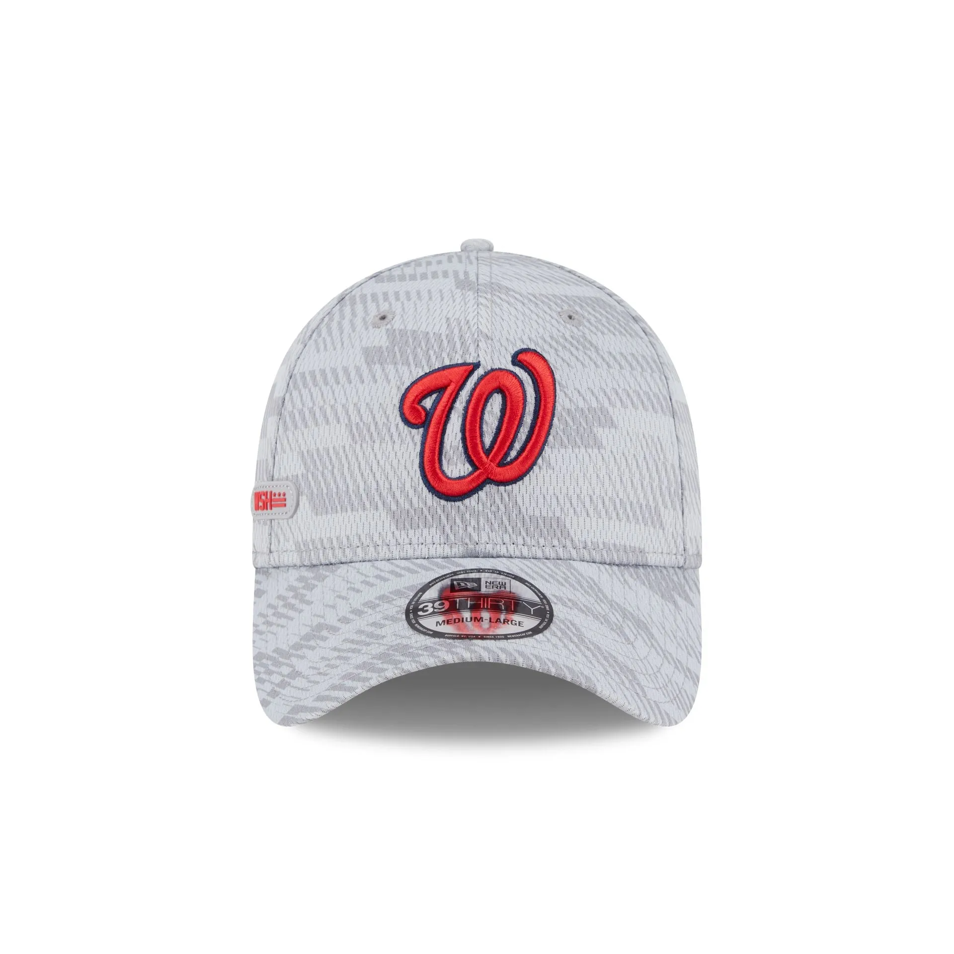 Washington Nationals 2025 Clubhouse Gray 39THIRTY Stretch Fit sold by New Era product image thumbnail 2