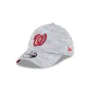 Washington Nationals 2025 Clubhouse Gray 39THIRTY Stretch Fit sold by New Era