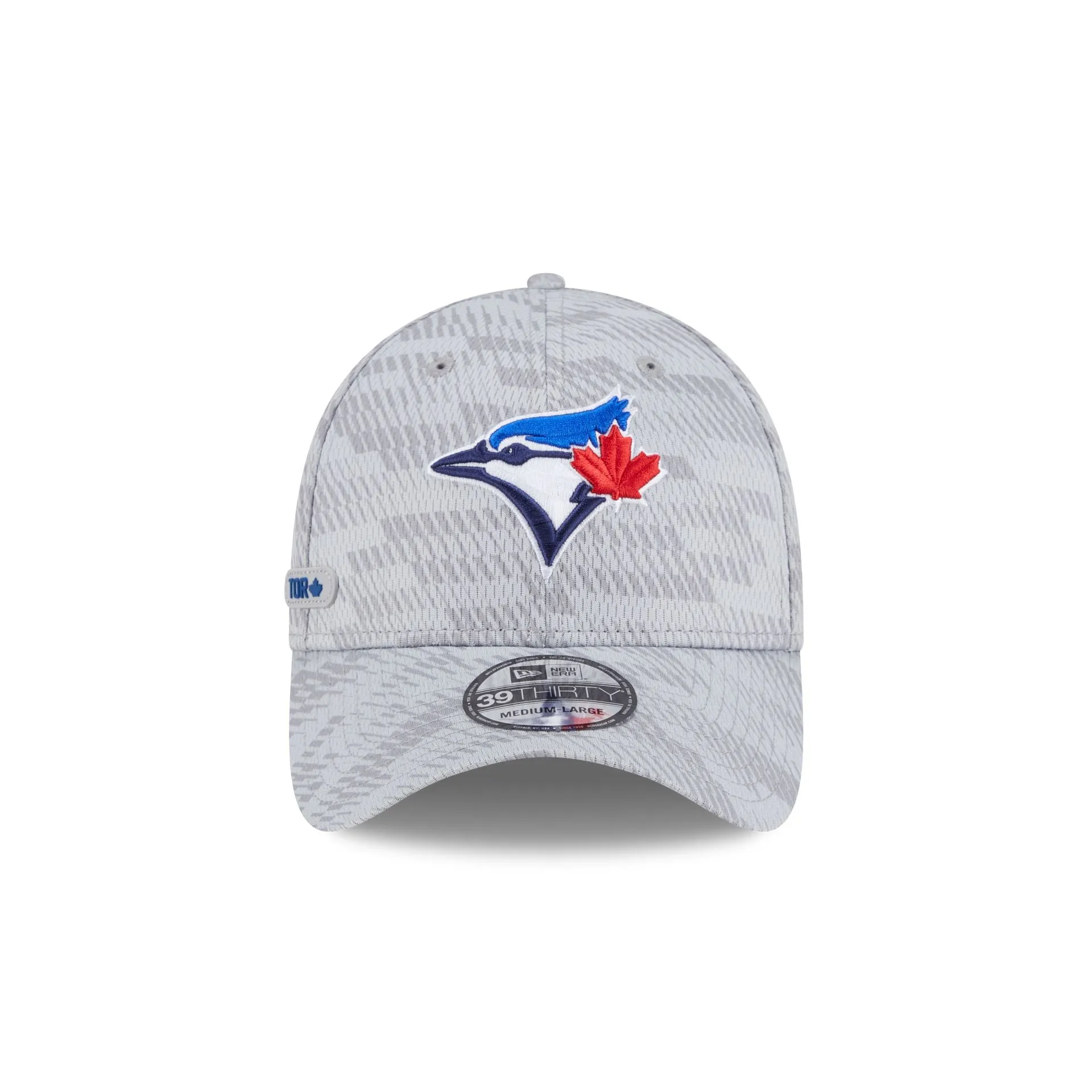 Toronto Blue Jays 2025 Clubhouse Gray 39THIRTY Stretch Fit sold by New Era product image thumbnail 2