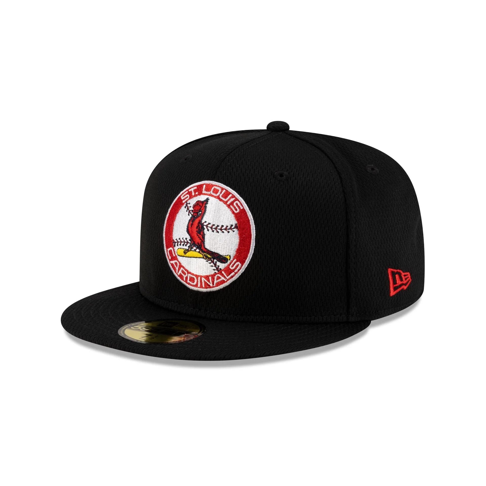 St. Louis Cardinals 2025 Clubhouse Alt Black 59FIFTY Fitted Hat sold by New Era