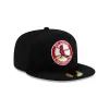 St. Louis Cardinals 2025 Clubhouse Alt Black 59FIFTY Fitted Hat sold by New Era