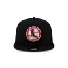 St. Louis Cardinals 2025 Clubhouse Alt Black 59FIFTY Fitted Hat sold by New Era