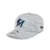 Miami Marlins 2025 Clubhouse Gray 9SEVENTY Stretch-Snap Hat sold by New Era