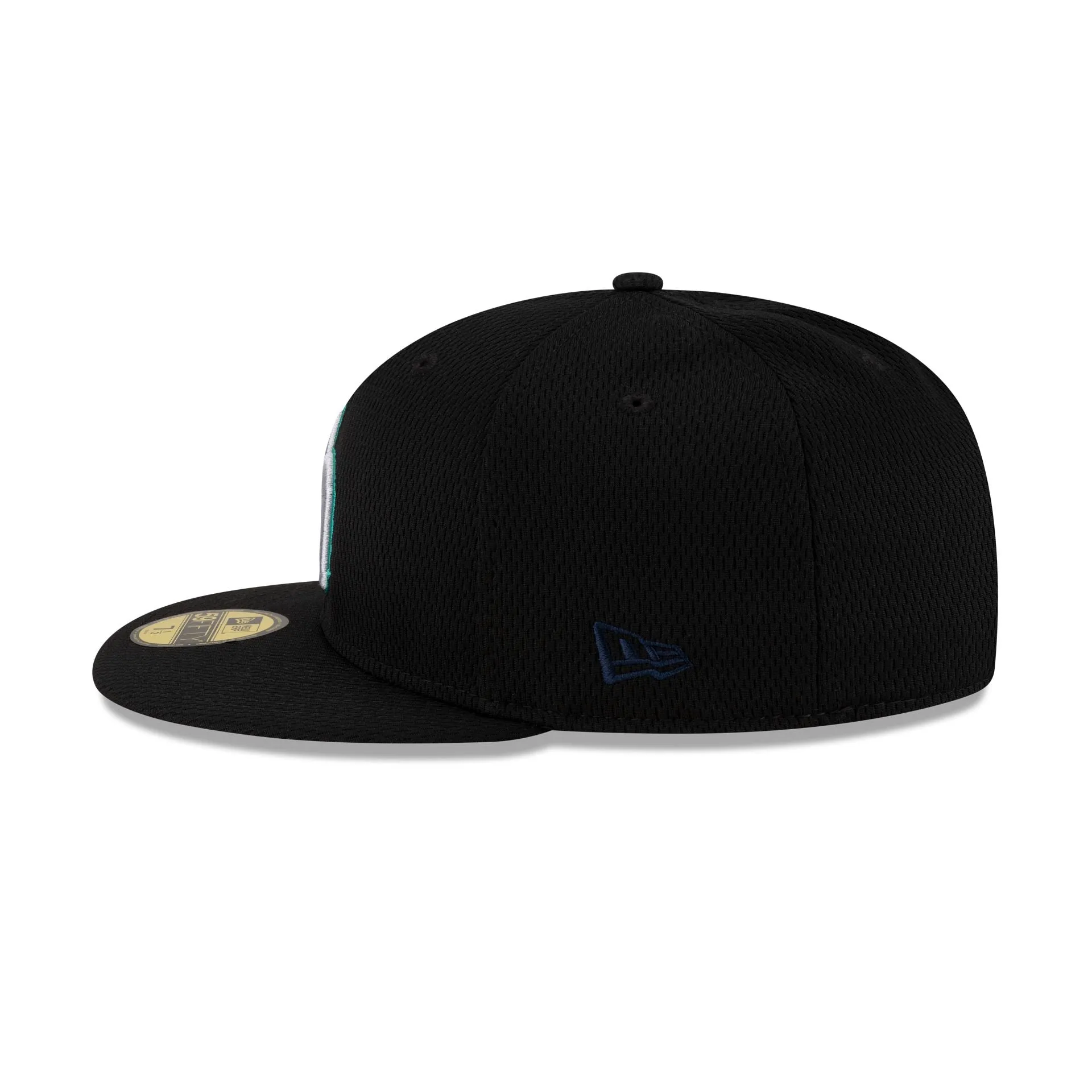 Seattle Mariners 2025 Clubhouse Alt Black 59FIFTY Fitted Hat sold by New Era product image thumbnail 4
