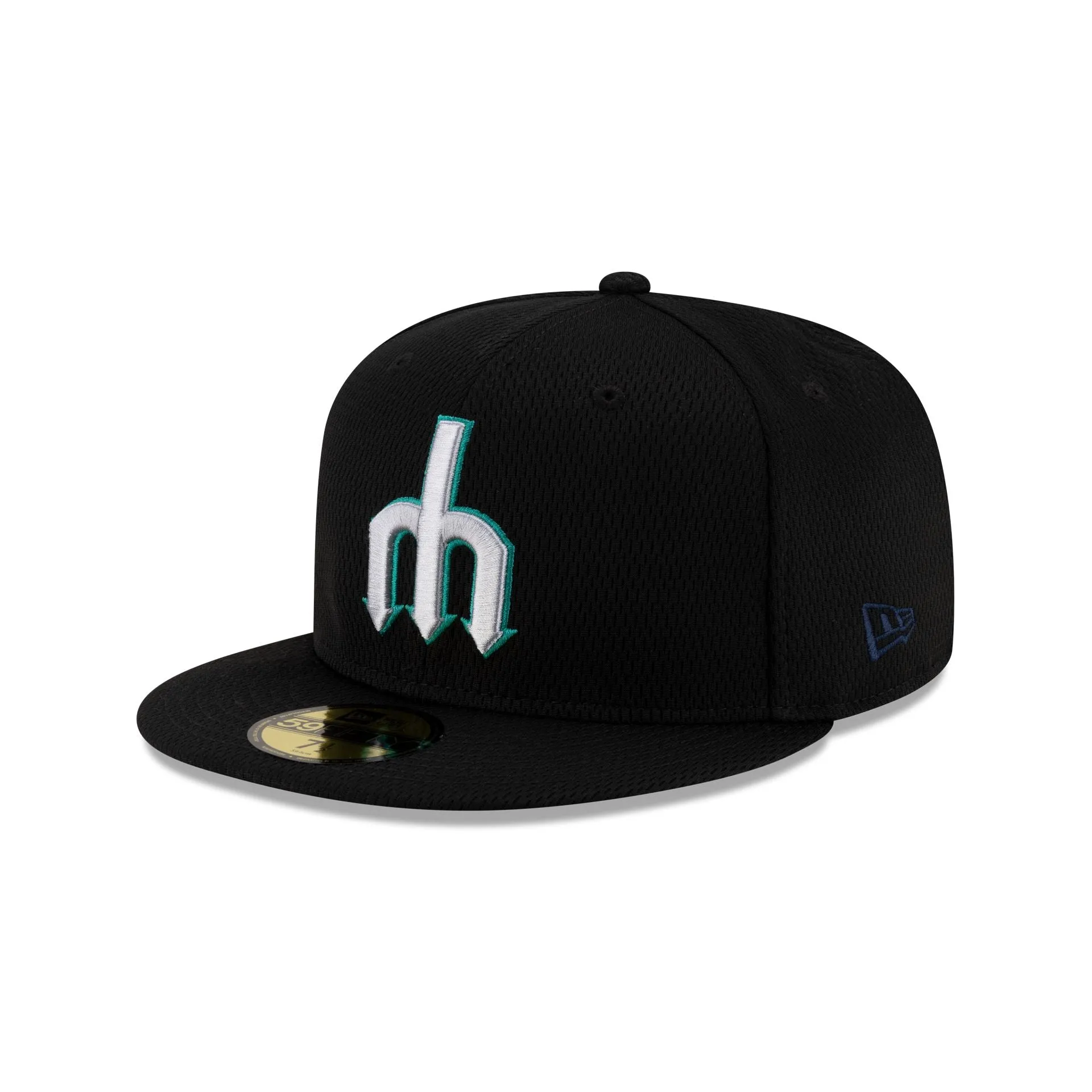 Seattle Mariners 2025 Clubhouse Alt Black 59FIFTY Fitted Hat sold by New Era