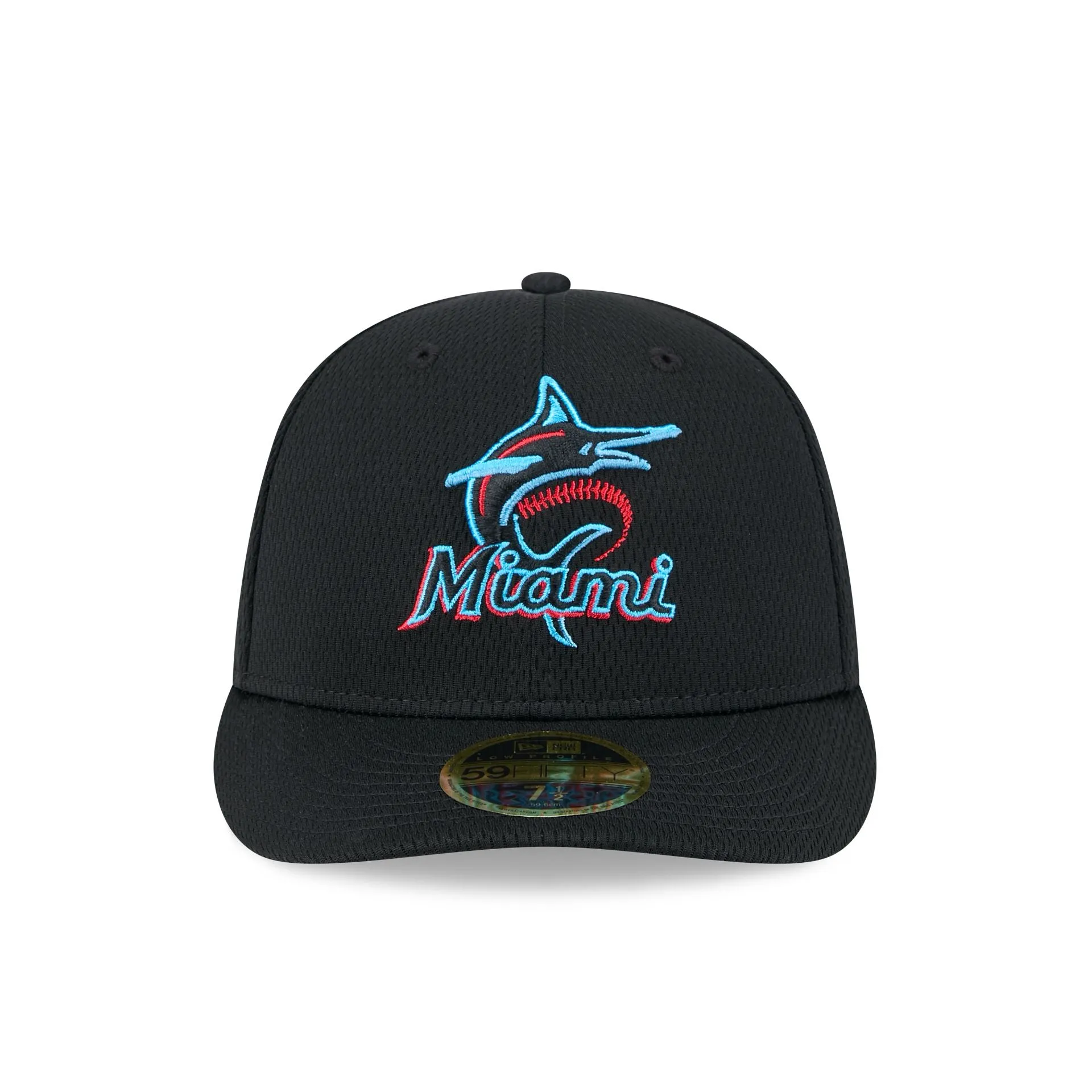 Miami Marlins 2025 Clubhouse Alt Low Profile 59FIFTY Fitted Hat sold by New Era product image thumbnail 2