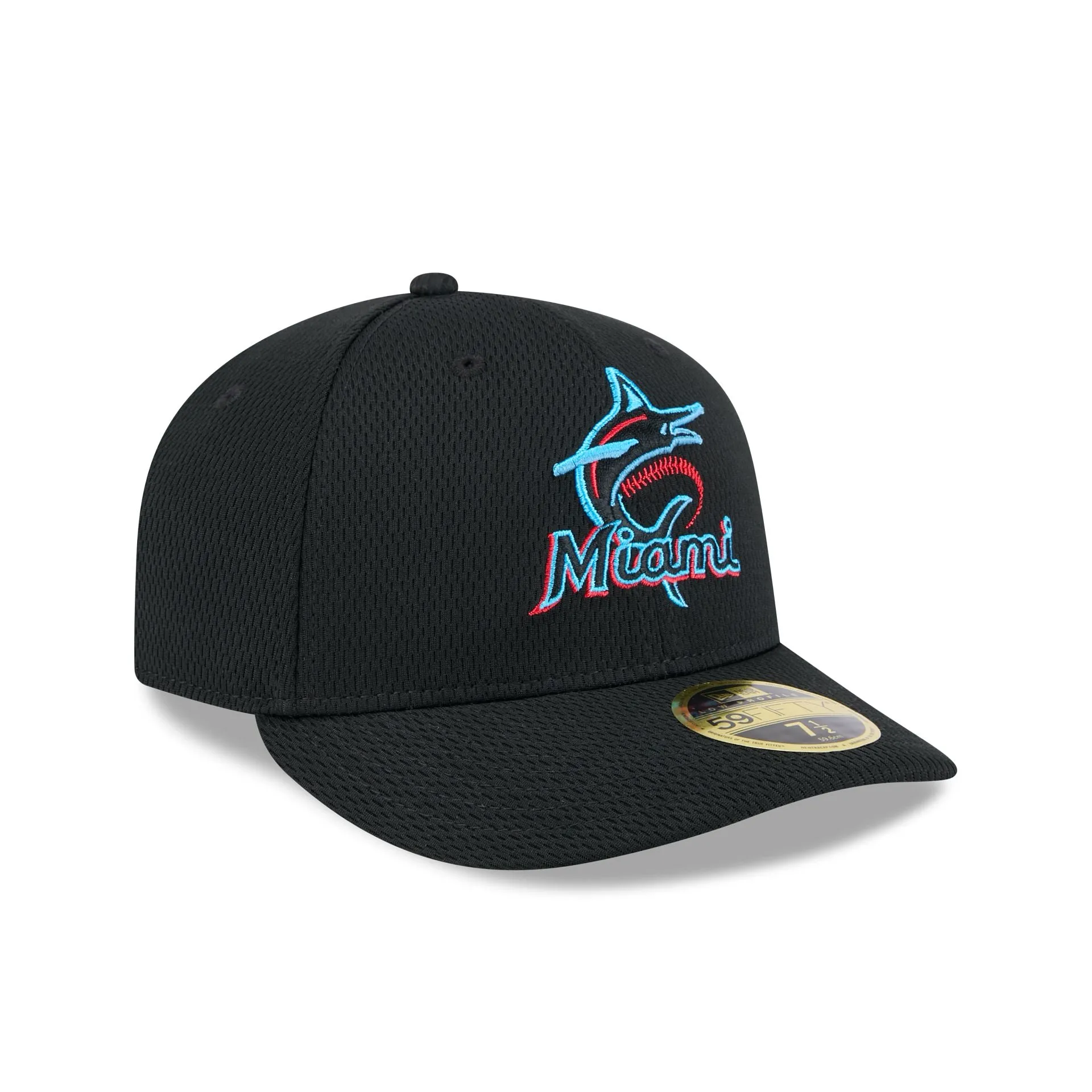 Miami Marlins 2025 Clubhouse Alt Low Profile 59FIFTY Fitted Hat sold by New Era product image thumbnail 3