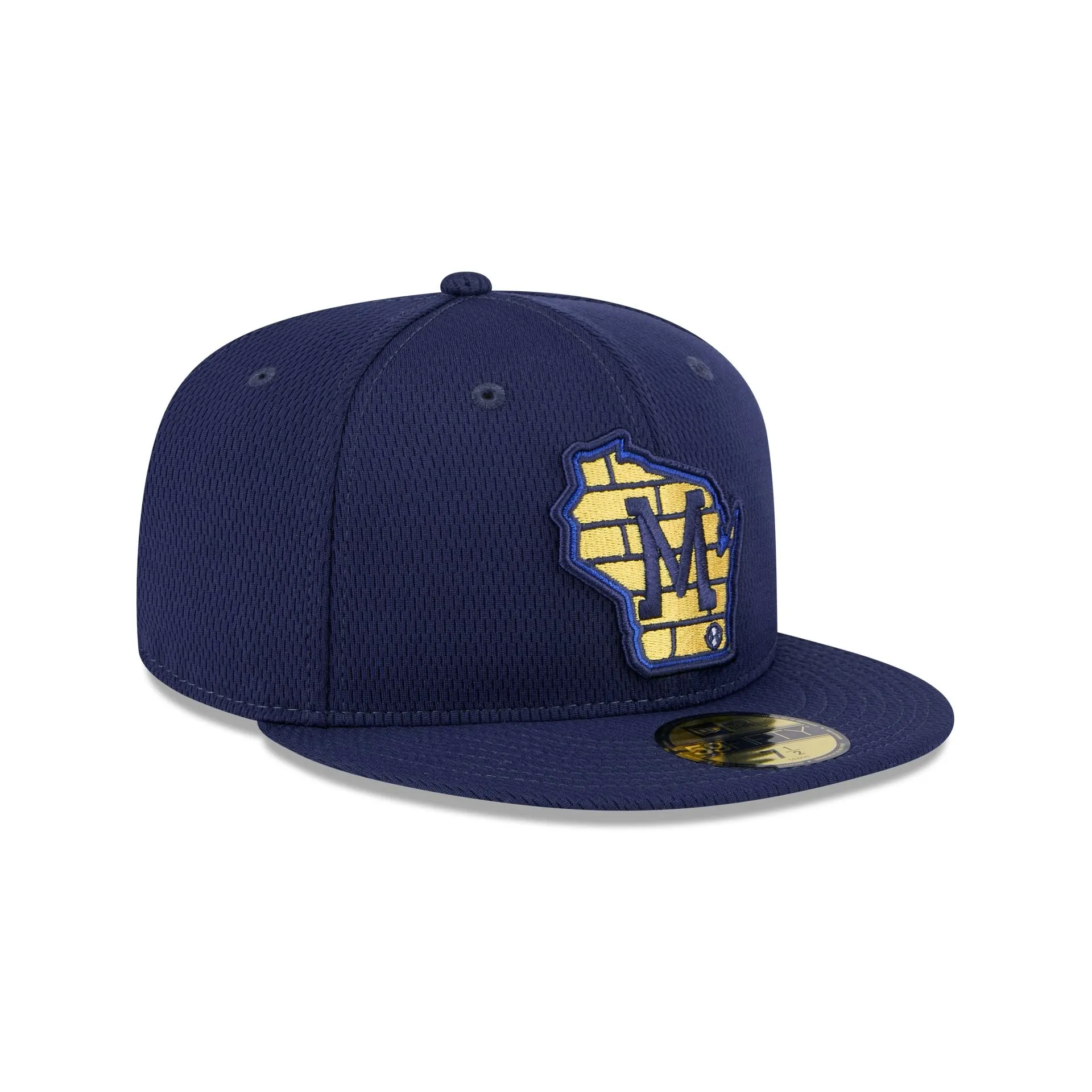 Milwaukee Brewers 2025 Clubhouse Alt Low Profile 59FIFTY Fitted Hat sold by New Era product image thumbnail 3