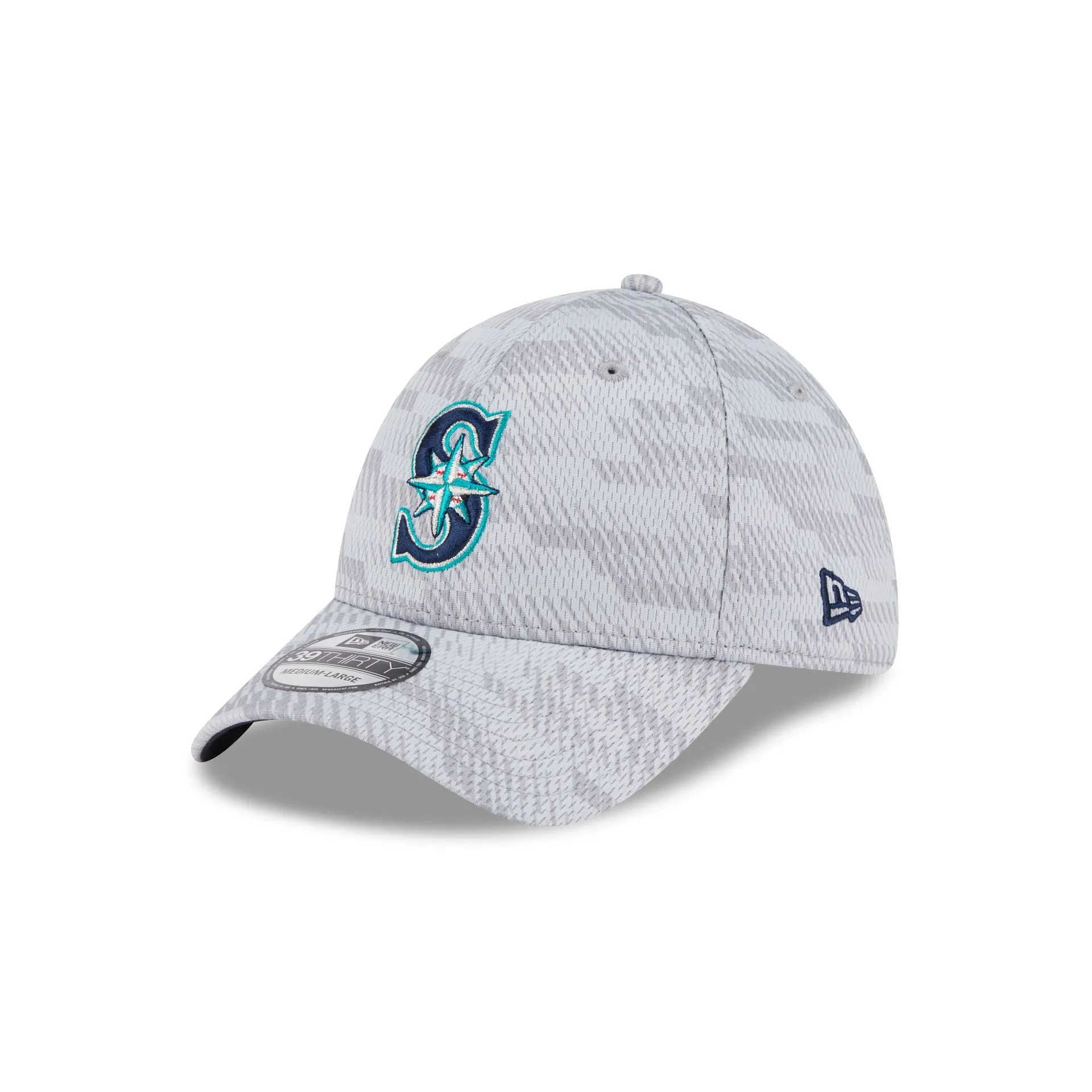 Seattle Mariners 2025 Clubhouse Gray 39THIRTY Stretch Fit sold by New Era product image thumbnail 3