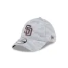San Diego Padres 2025 Clubhouse Gray 39THIRTY Stretch Fit sold by New Era