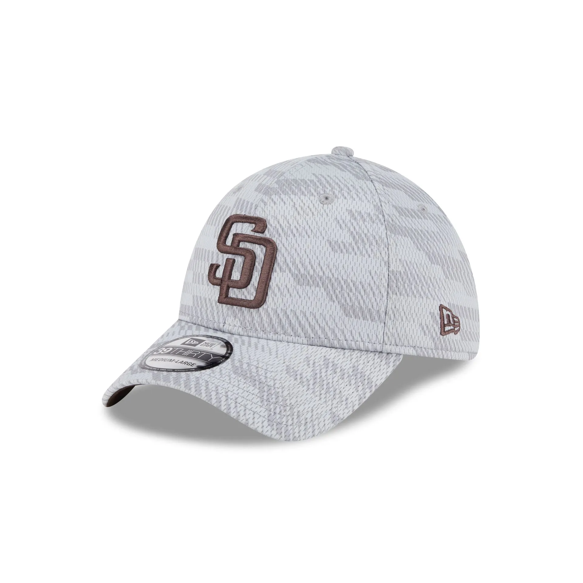 San Diego Padres 2025 Clubhouse Gray 39THIRTY Stretch Fit sold by New Era product image thumbnail 3