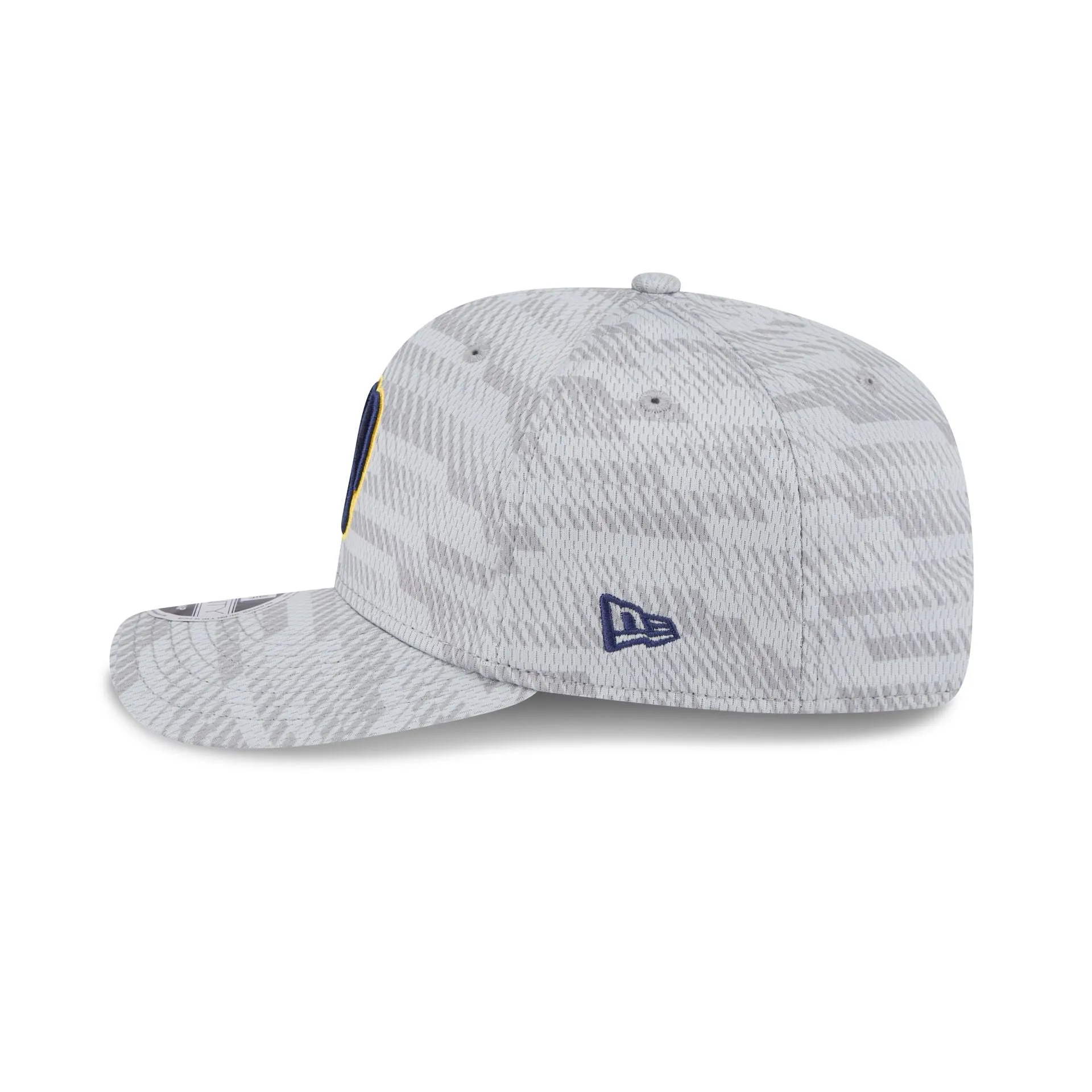 Milwaukee Brewers 2025 Clubhouse Gray 9SEVENTY Stretch-Snap Hat sold by New Era product image thumbnail 5