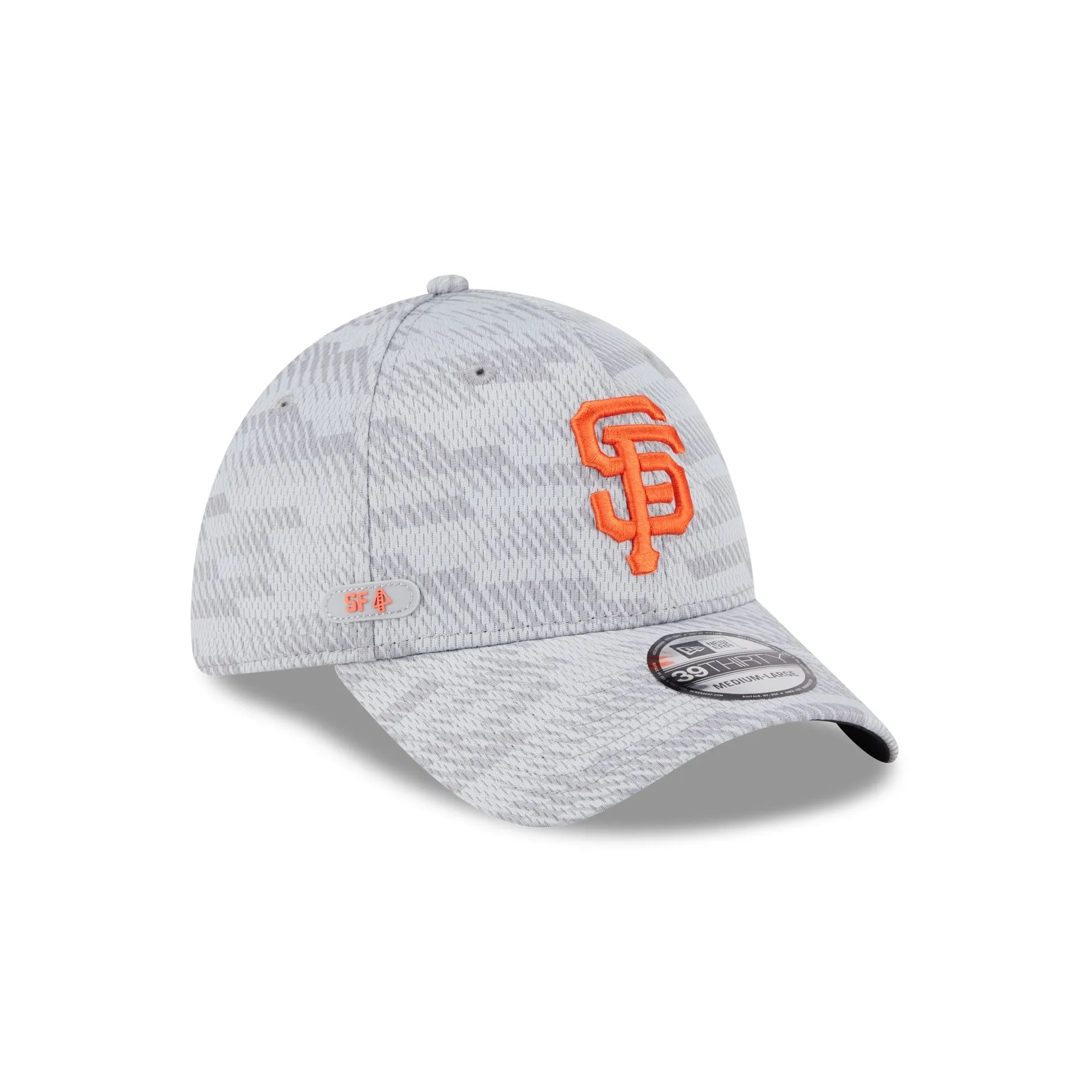 San Francisco Giants 2025 Clubhouse Gray 39THIRTY Stretch Fit sold by New Era