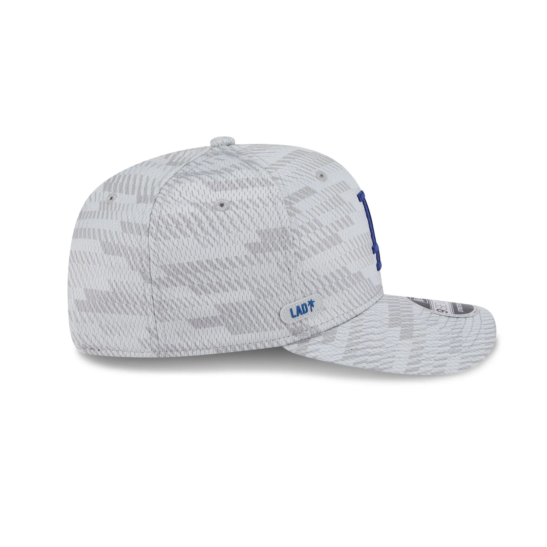 Los Angeles Dodgers 2025 Clubhouse Gray 9SEVENTY Stretch-Snap Hat sold by New Era product image thumbnail 4