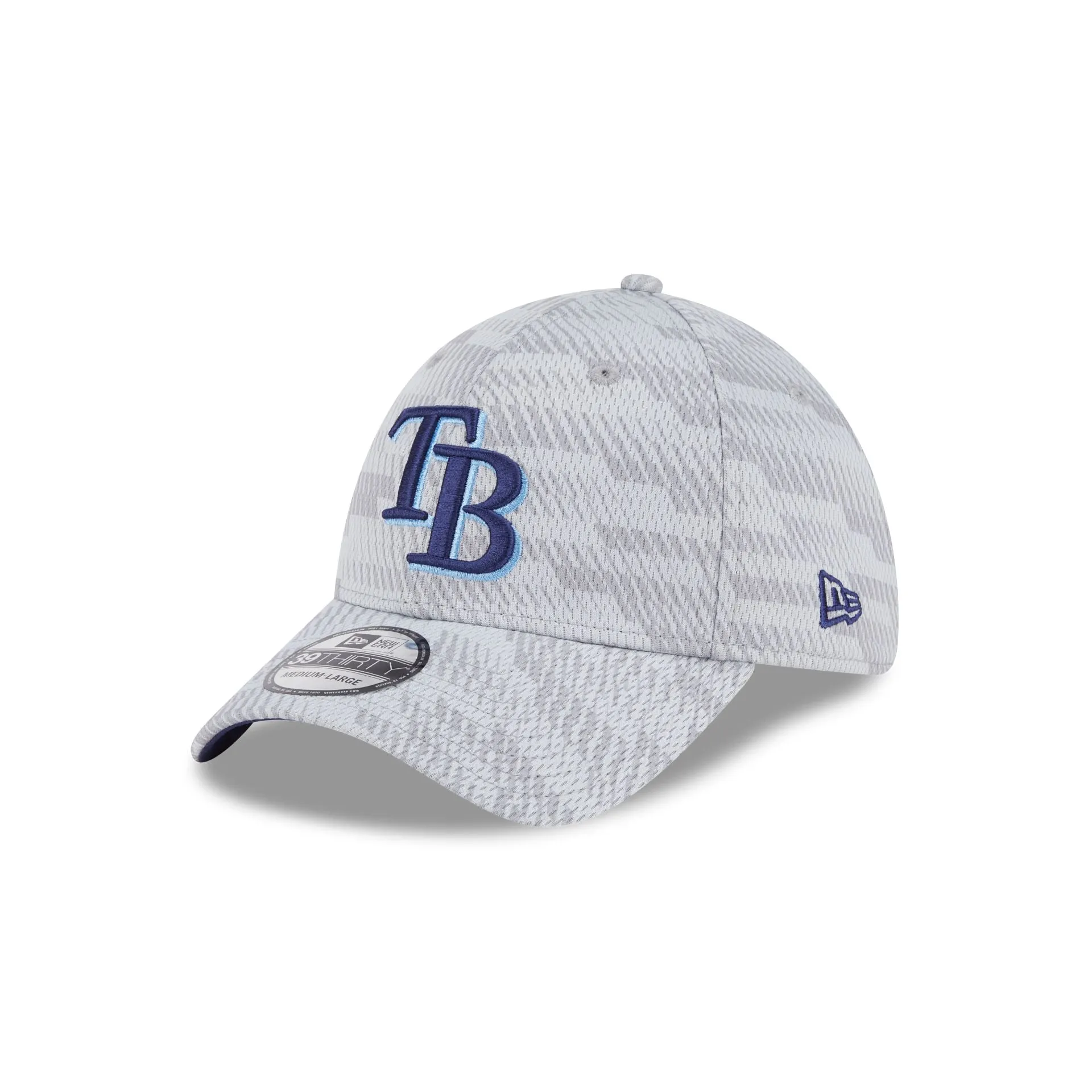 Tampa Bay Rays 2025 Clubhouse Gray 39THIRTY Stretch Fit sold by New Era product image thumbnail 3