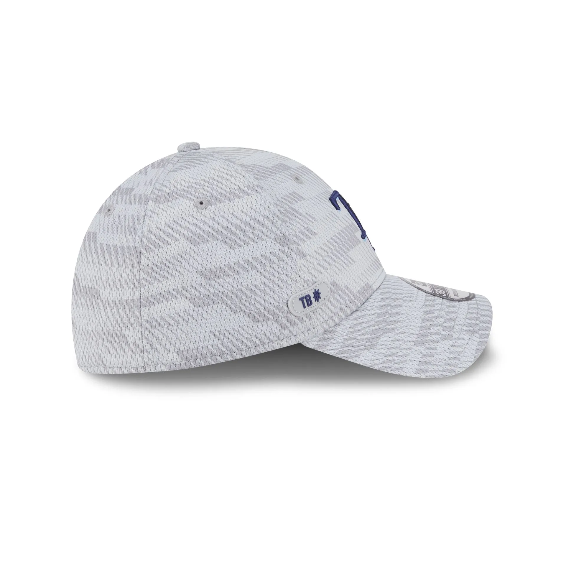 Tampa Bay Rays 2025 Clubhouse Gray 39THIRTY Stretch Fit sold by New Era product image thumbnail 4
