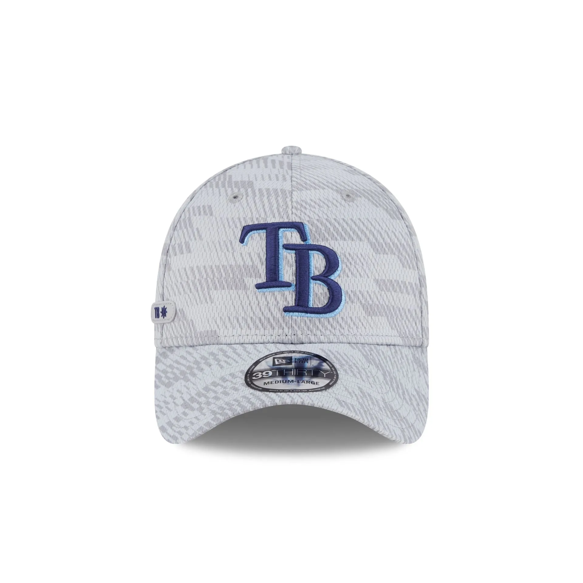Tampa Bay Rays 2025 Clubhouse Gray 39THIRTY Stretch Fit sold by New Era product image thumbnail 2