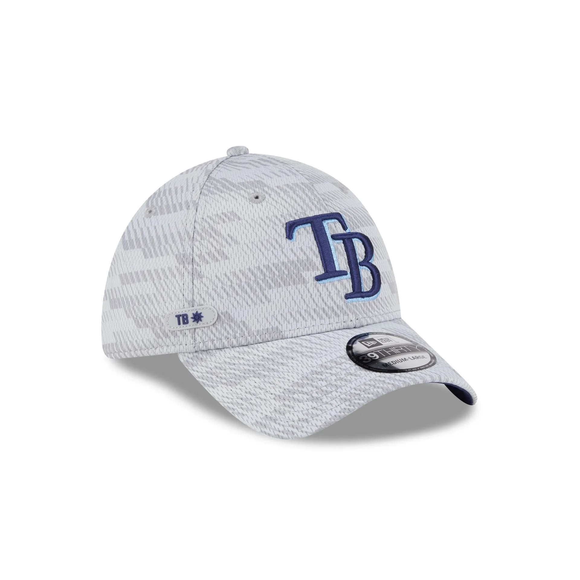 Tampa Bay Rays 2025 Clubhouse Gray 39THIRTY Stretch Fit sold by New Era