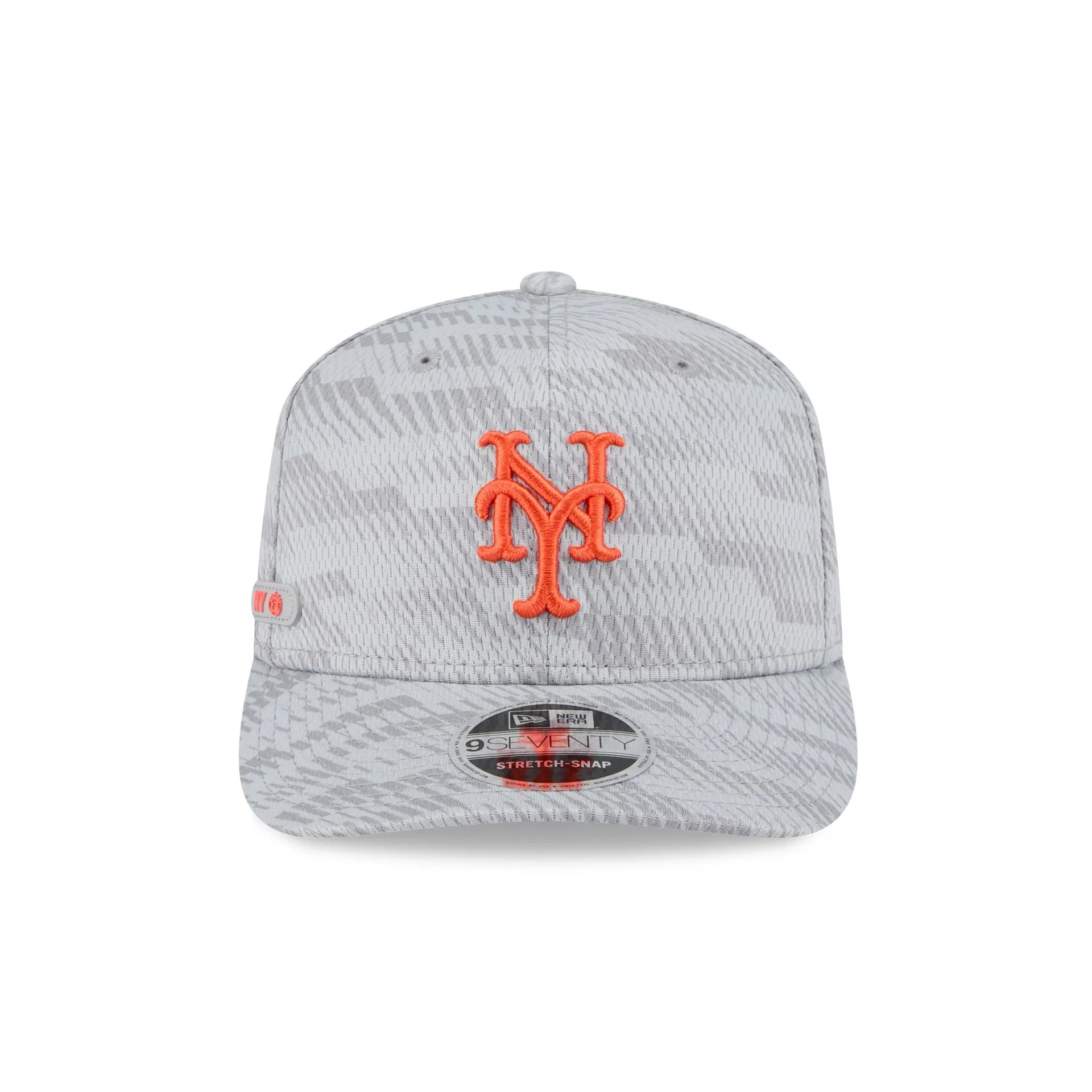 New York Mets 2025 Clubhouse Gray 9SEVENTY Stretch-Snap Hat sold by New Era product image thumbnail 2