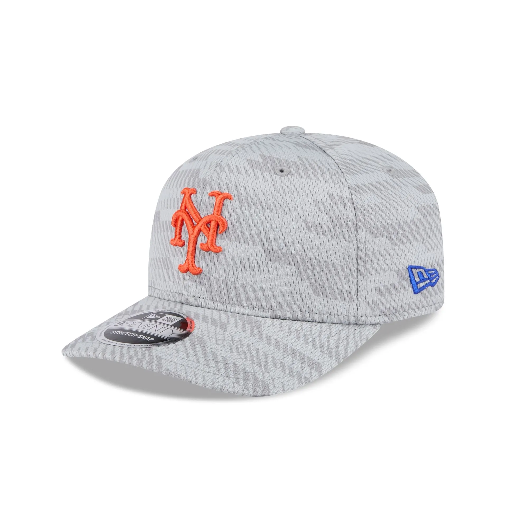 New York Mets 2025 Clubhouse Gray 9SEVENTY Stretch-Snap Hat sold by New Era product image thumbnail 3