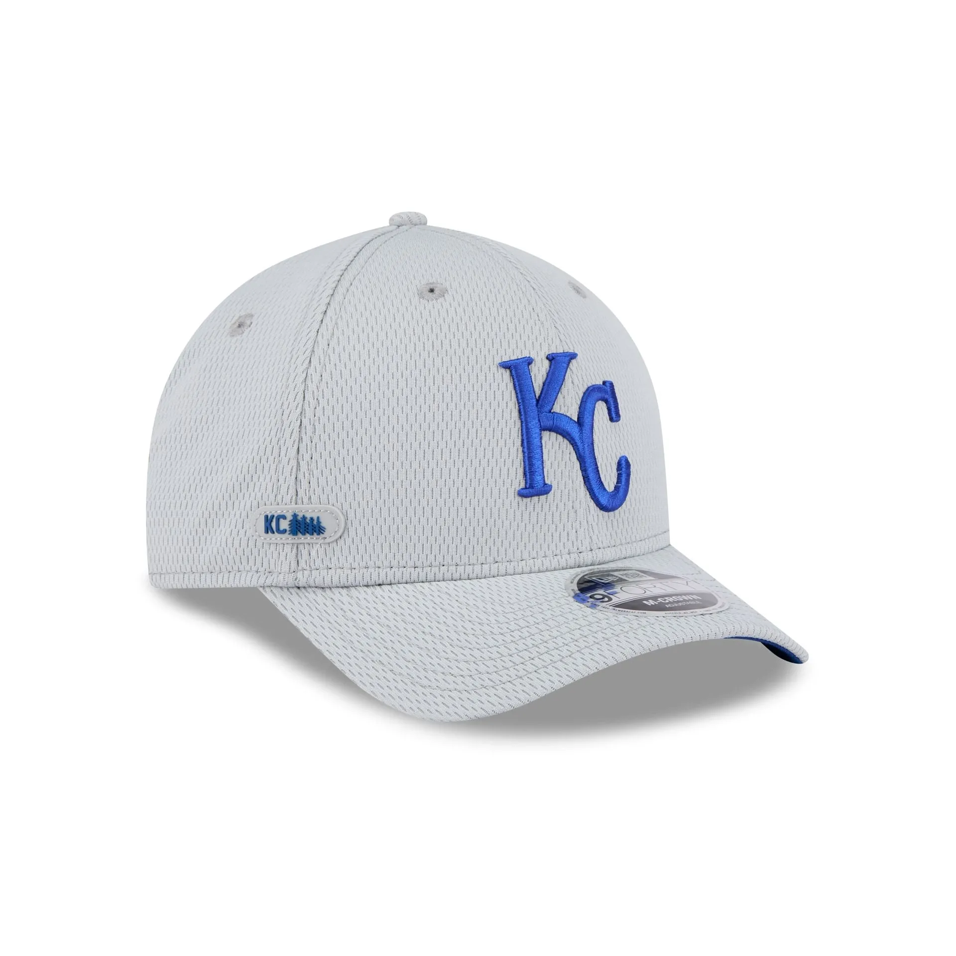 Kansas City Royals 2025 Clubhouse Gray 9FORTY M-Crown Snapback Hat sold by New Era