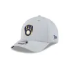 Milwaukee Brewers 2025 Clubhouse Gray 9FORTY M-Crown Snapback Hat sold by New Era