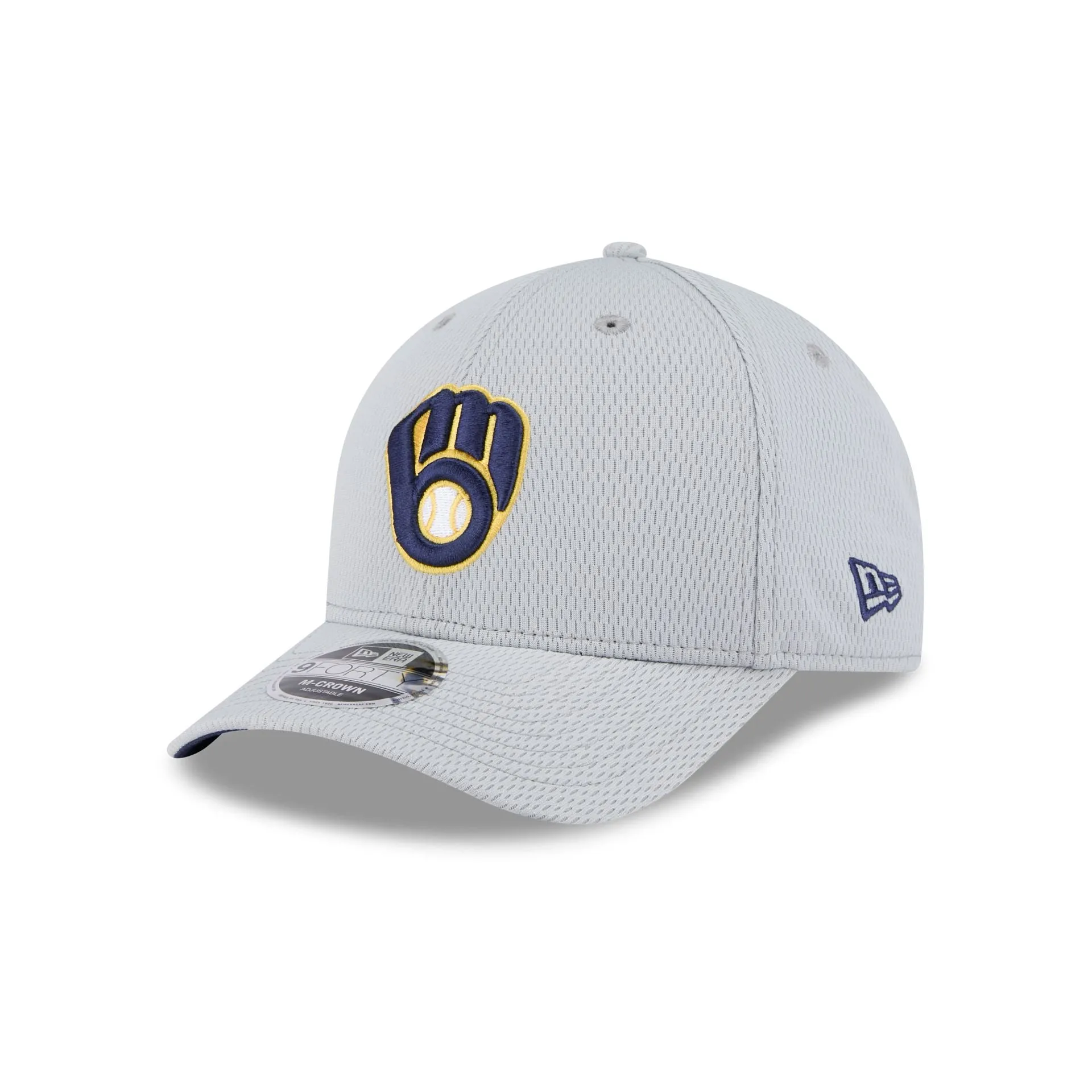 Milwaukee Brewers 2025 Clubhouse Gray 9FORTY M-Crown Snapback Hat sold by New Era product image thumbnail 3