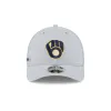Milwaukee Brewers 2025 Clubhouse Gray 9FORTY M-Crown Snapback Hat sold by New Era