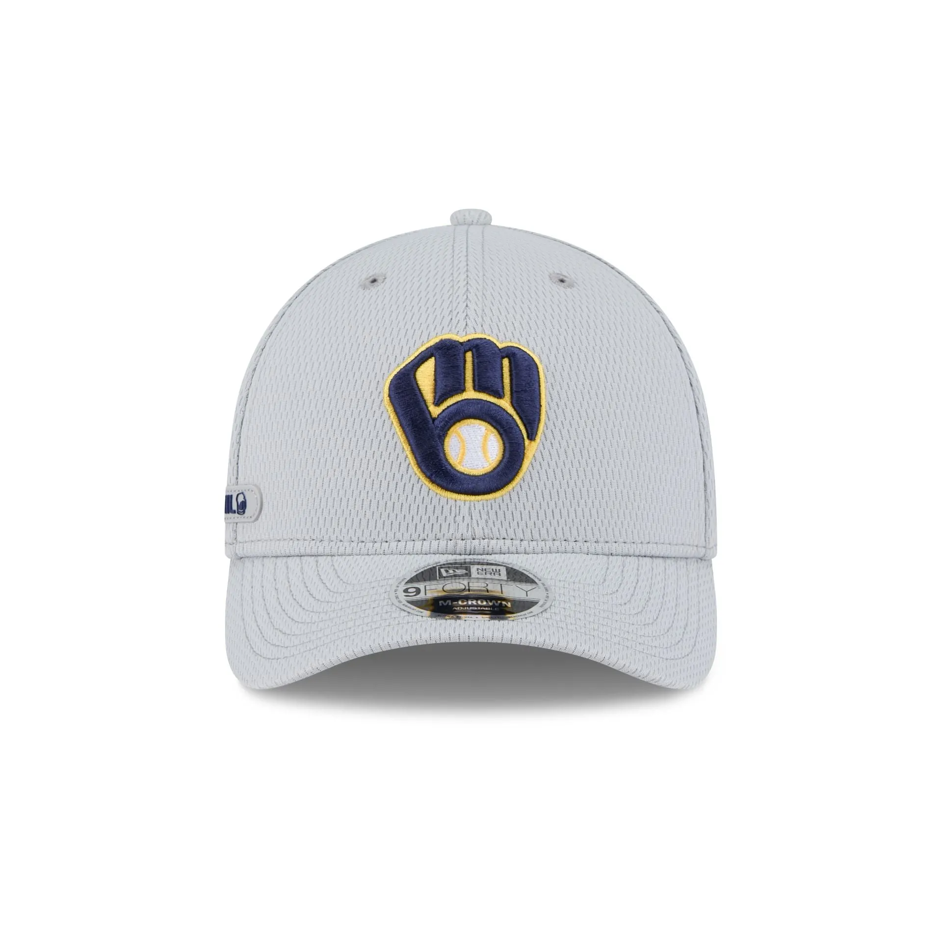 Milwaukee Brewers 2025 Clubhouse Gray 9FORTY M-Crown Snapback Hat sold by New Era product image thumbnail 2