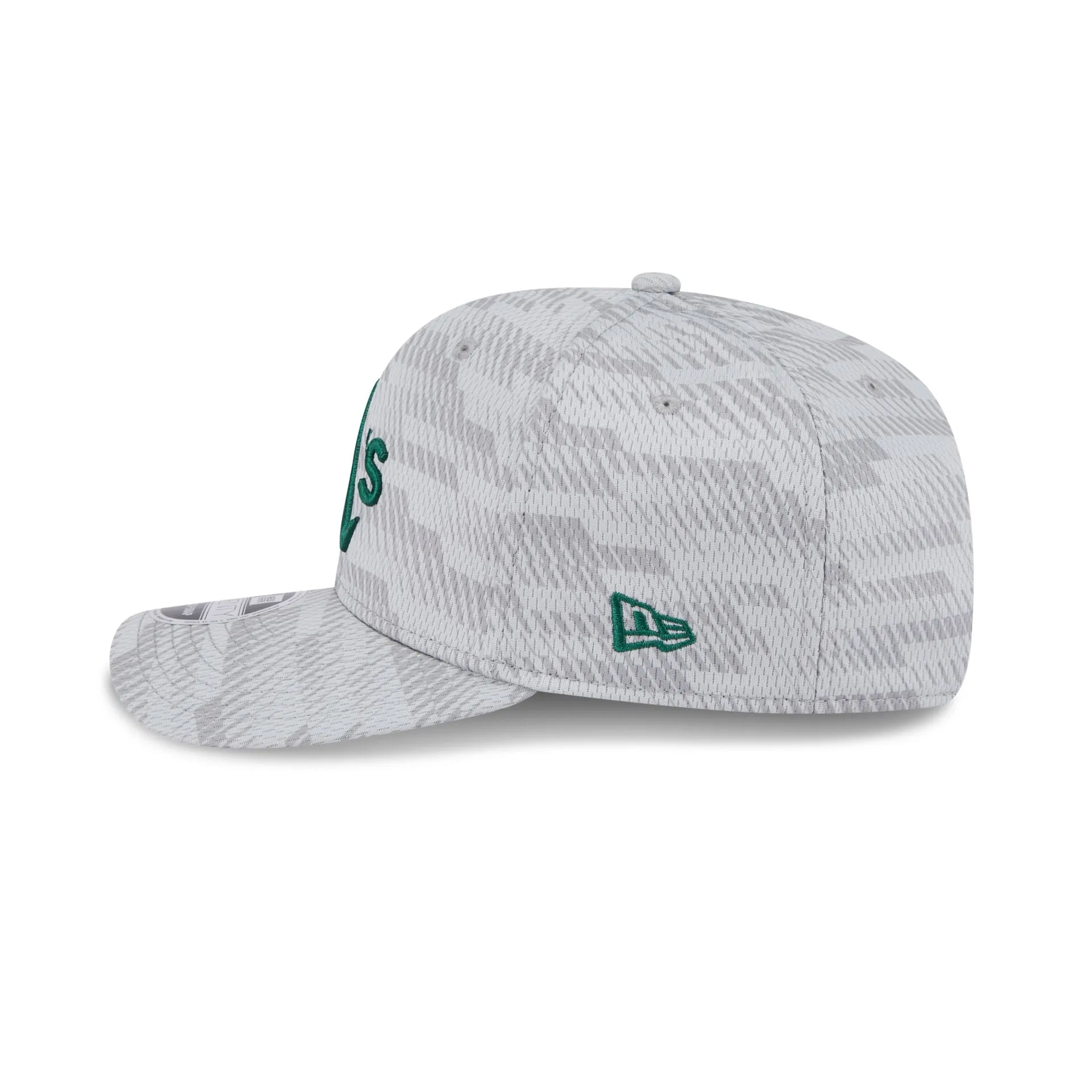 Oakland Athletics 2025 Clubhouse Gray 9SEVENTY Stretch-Snap Hat sold by New Era product image thumbnail 5