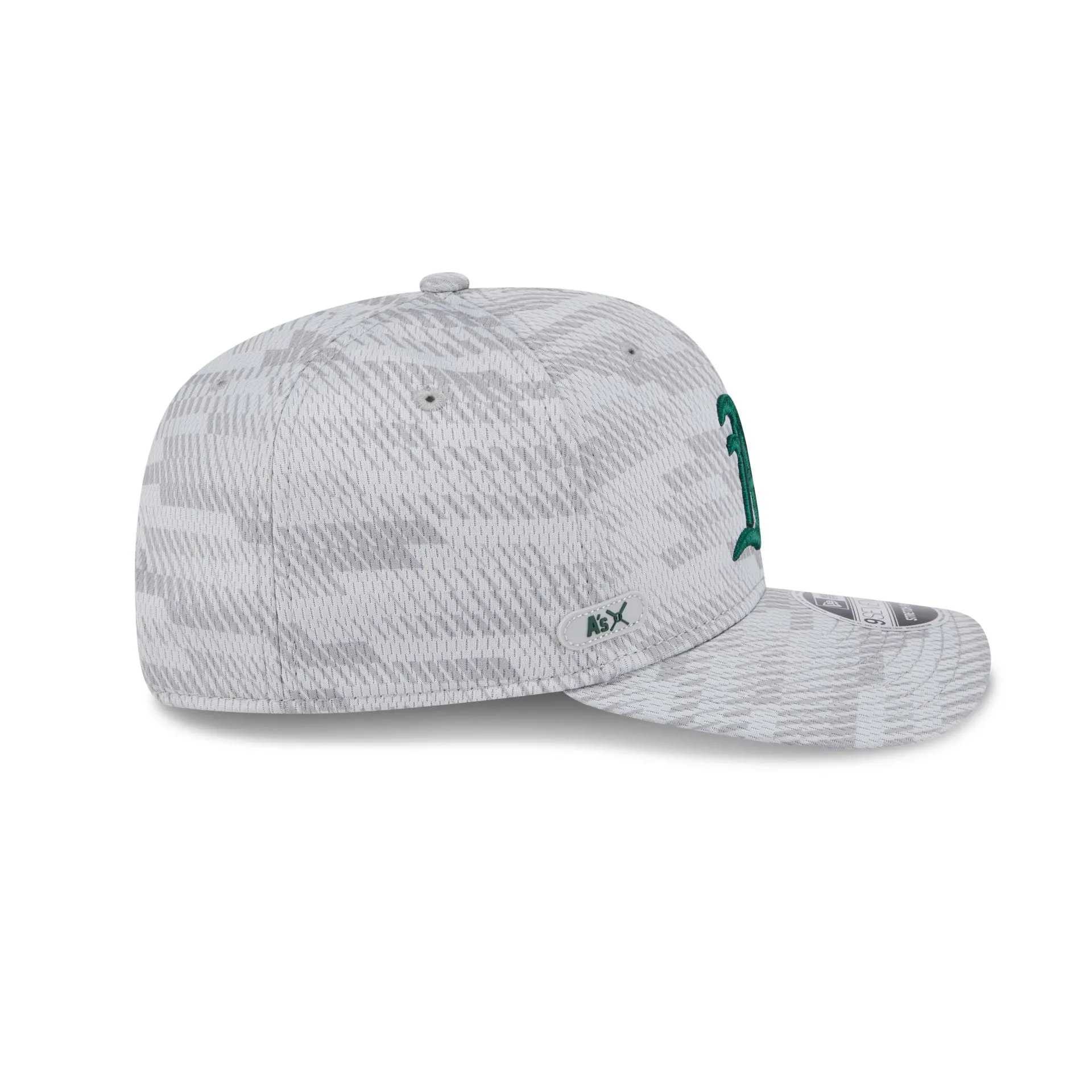 Oakland Athletics 2025 Clubhouse Gray 9SEVENTY Stretch-Snap Hat sold by New Era product image thumbnail 4