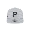 Pittsburgh Pirates 2025 Clubhouse Gray 9SEVENTY Stretch-Snap Hat sold by New Era