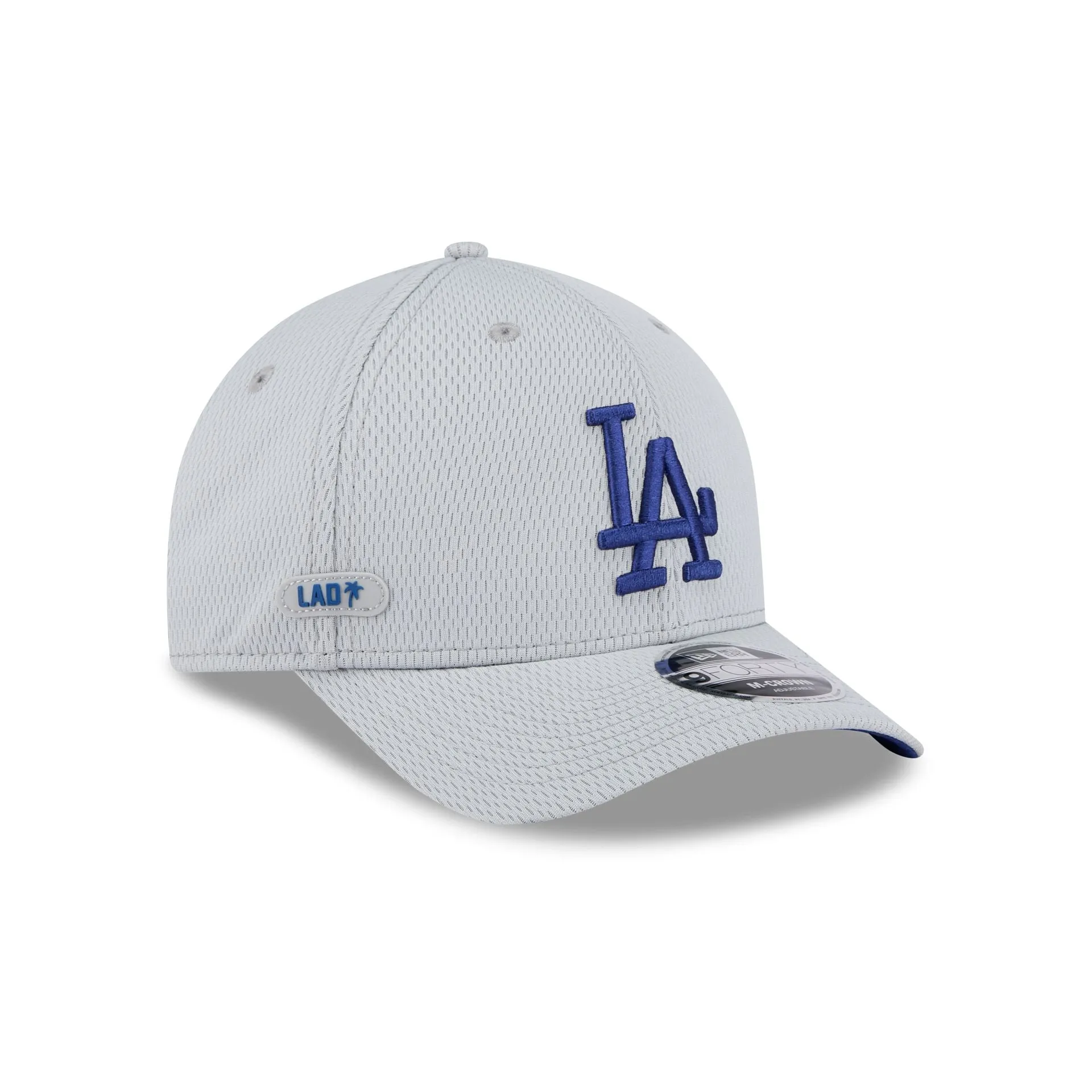 Los Angeles Dodgers 2025 Clubhouse Gray 9FORTY M-Crown Snapback Hat sold by New Era