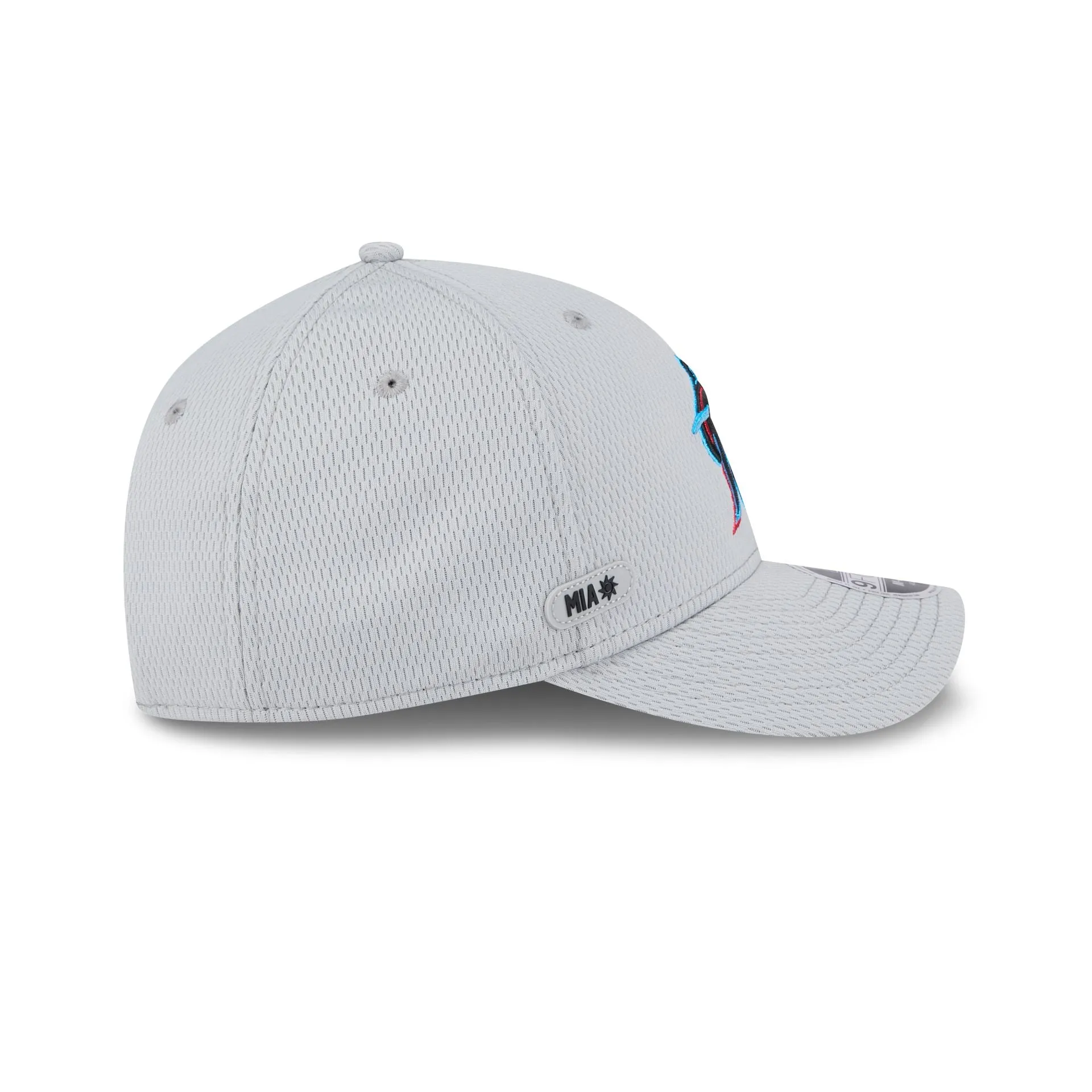Miami Marlins 2025 Clubhouse Gray 9FORTY M-Crown Snapback Hat sold by New Era product image thumbnail 4