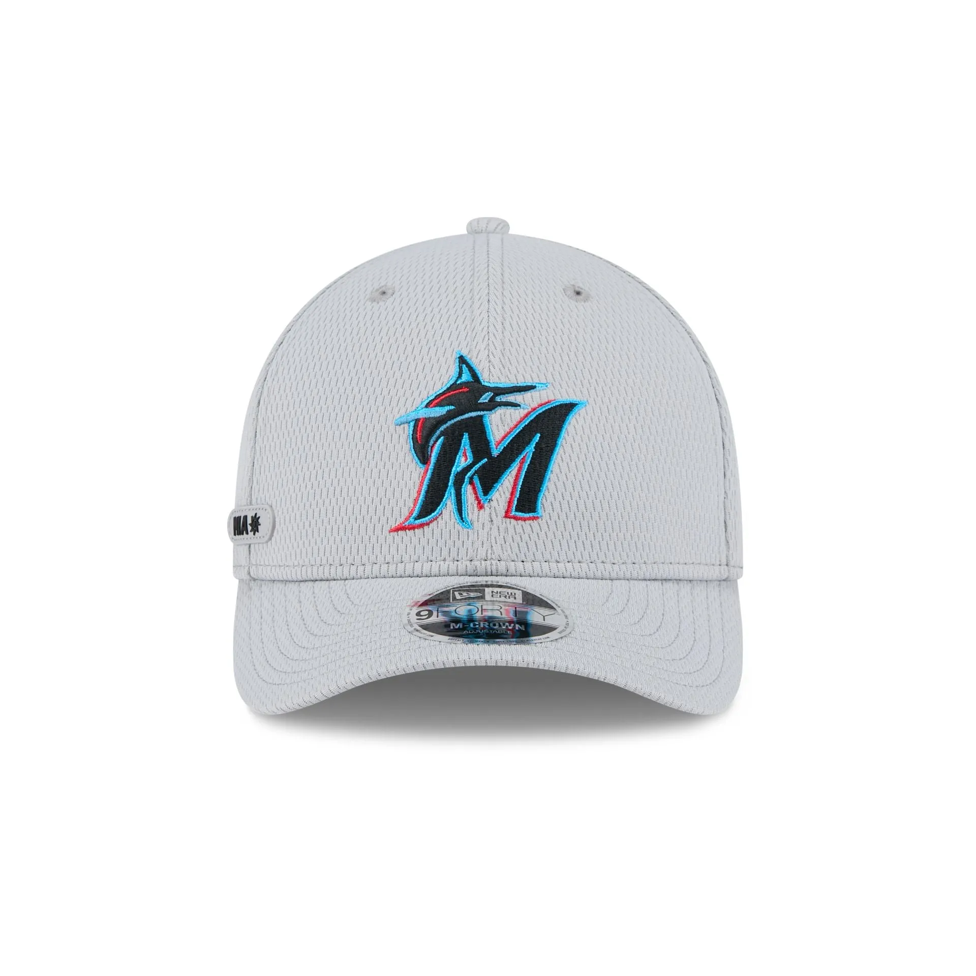 Miami Marlins 2025 Clubhouse Gray 9FORTY M-Crown Snapback Hat sold by New Era product image thumbnail 2