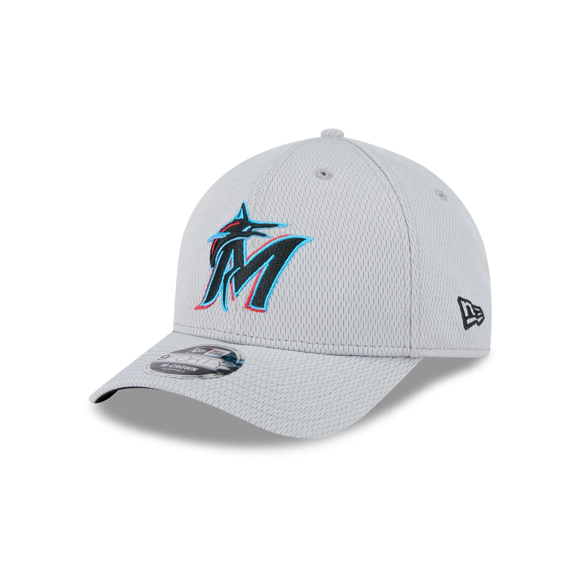 Miami Marlins 2025 Clubhouse Gray 9FORTY M-Crown Snapback Hat sold by New Era product image thumbnail 3