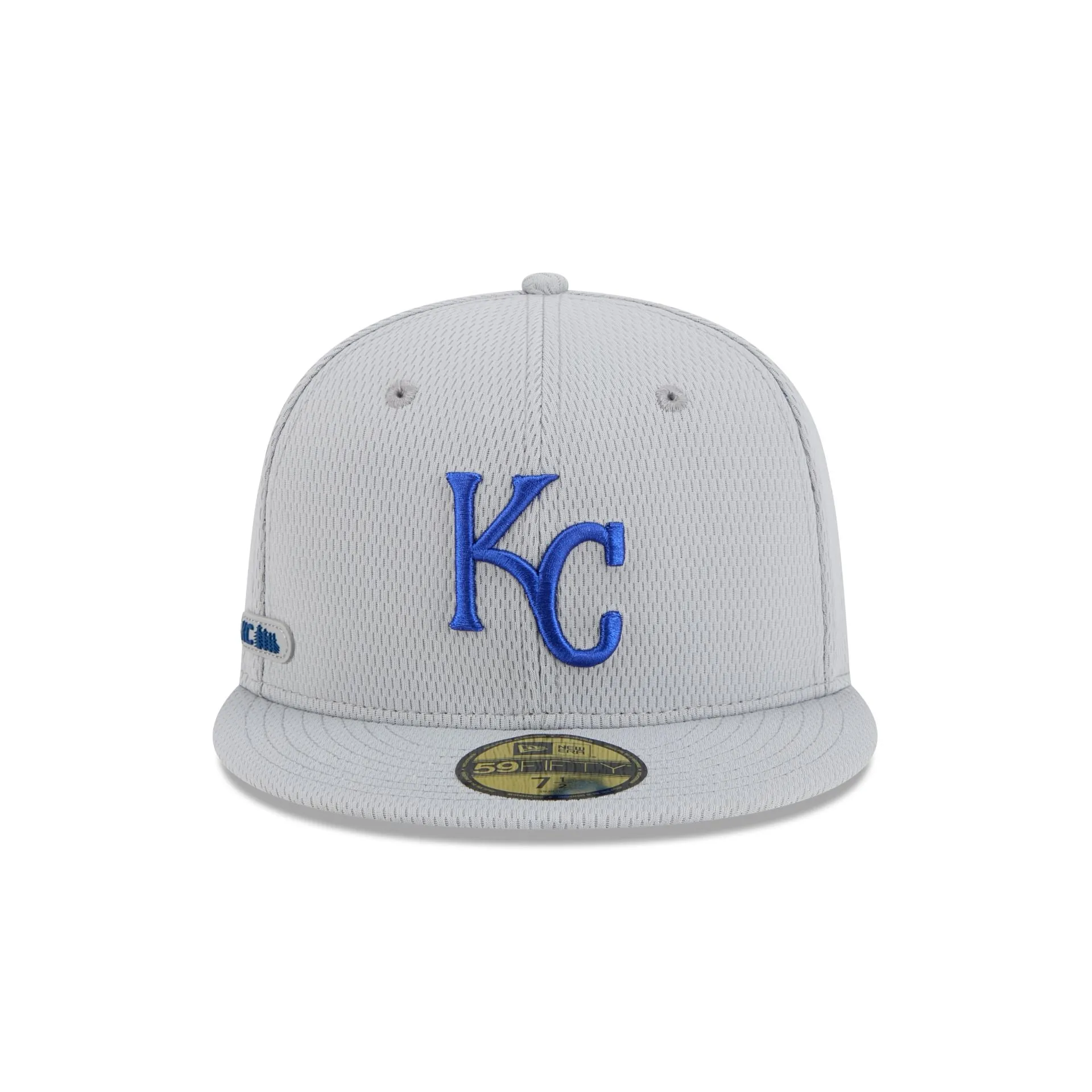 Kansas City Royals 2025 Clubhouse Gray 59FIFTY Fitted Hat sold by New Era product image thumbnail 2