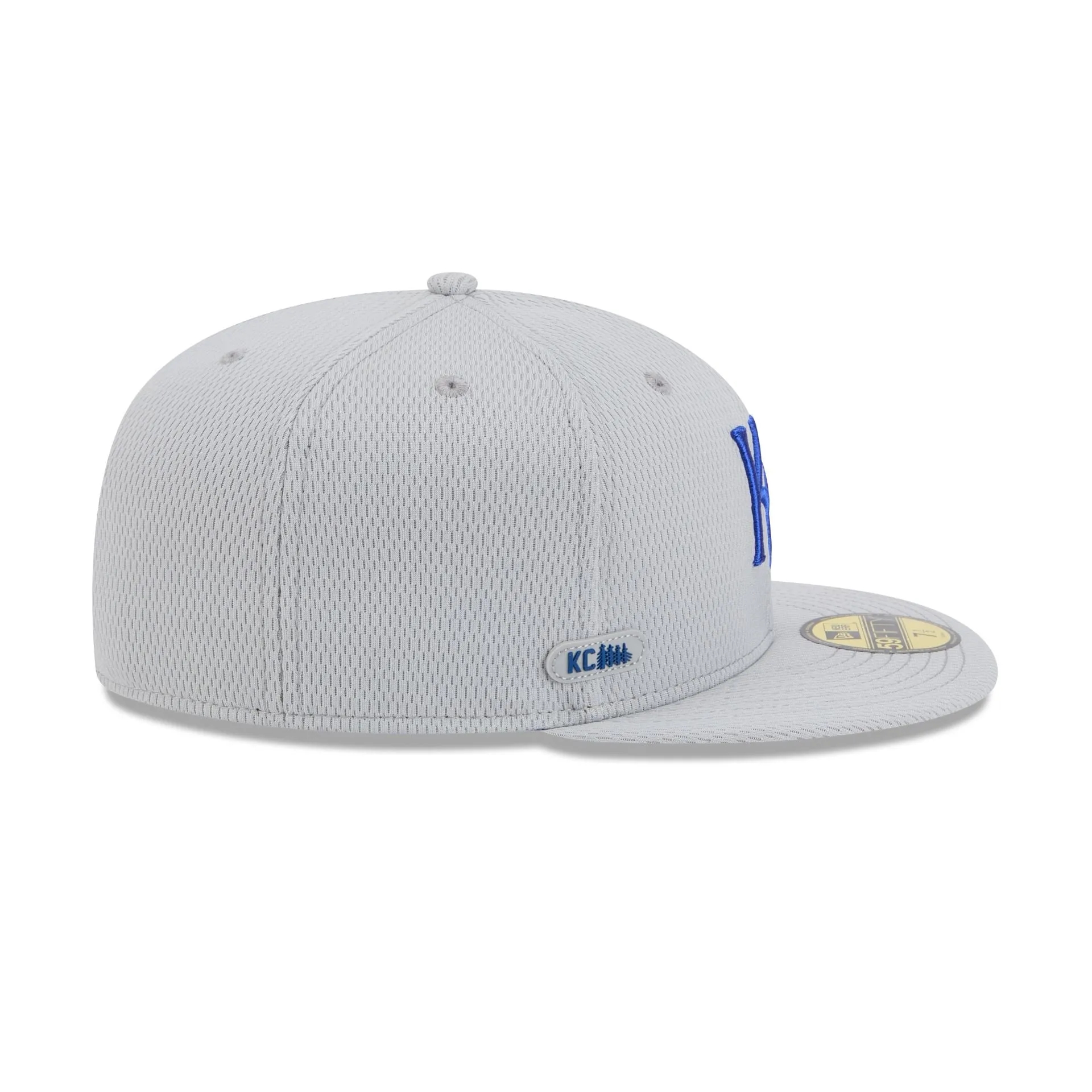 Kansas City Royals 2025 Clubhouse Gray 59FIFTY Fitted Hat sold by New Era product image thumbnail 4