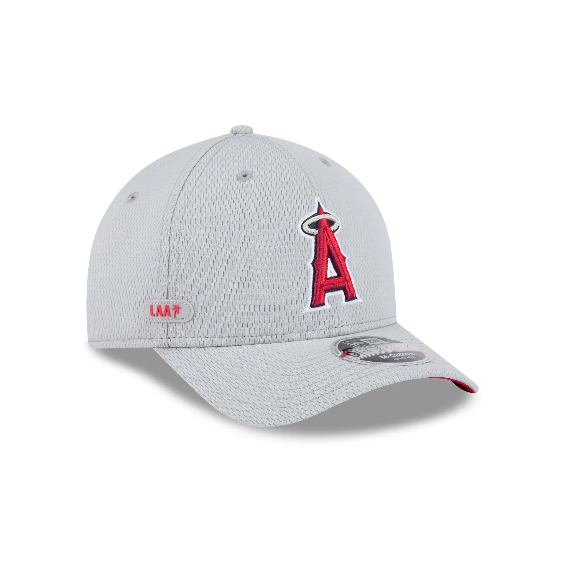Los Angeles Angels 2025 Clubhouse Gray 9FORTY M-Crown Snapback Hat sold by New Era