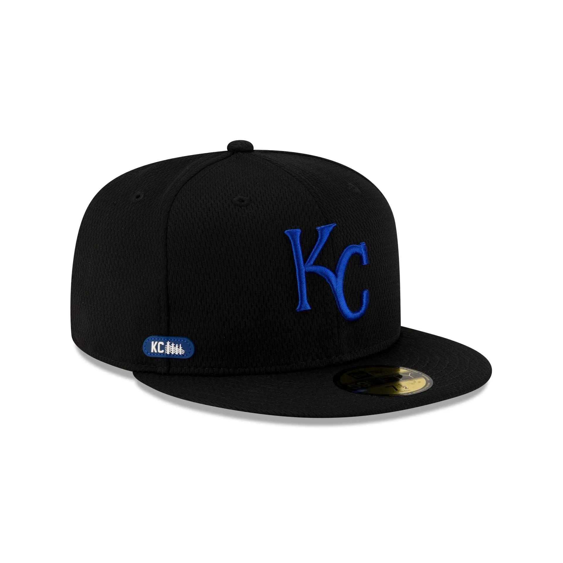 Kansas City Royals 2025 Clubhouse Black 59FIFTY Fitted Hat sold by New Era product image thumbnail 3