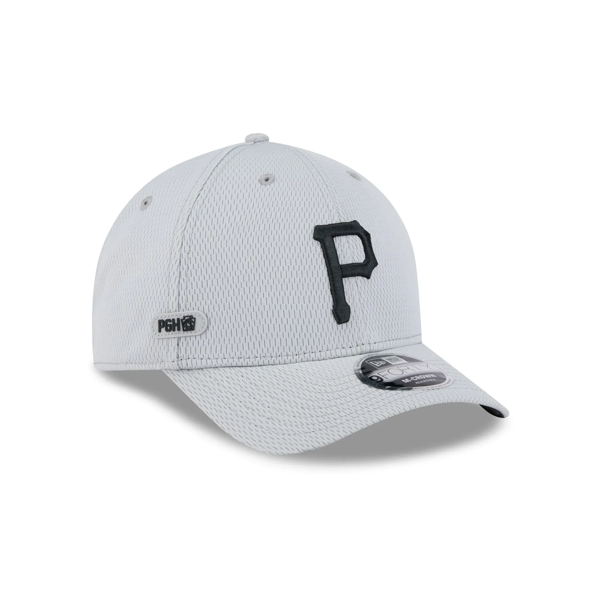 Pittsburgh Pirates 2025 Clubhouse Gray 9FORTY M-Crown Snapback Hat sold by New Era