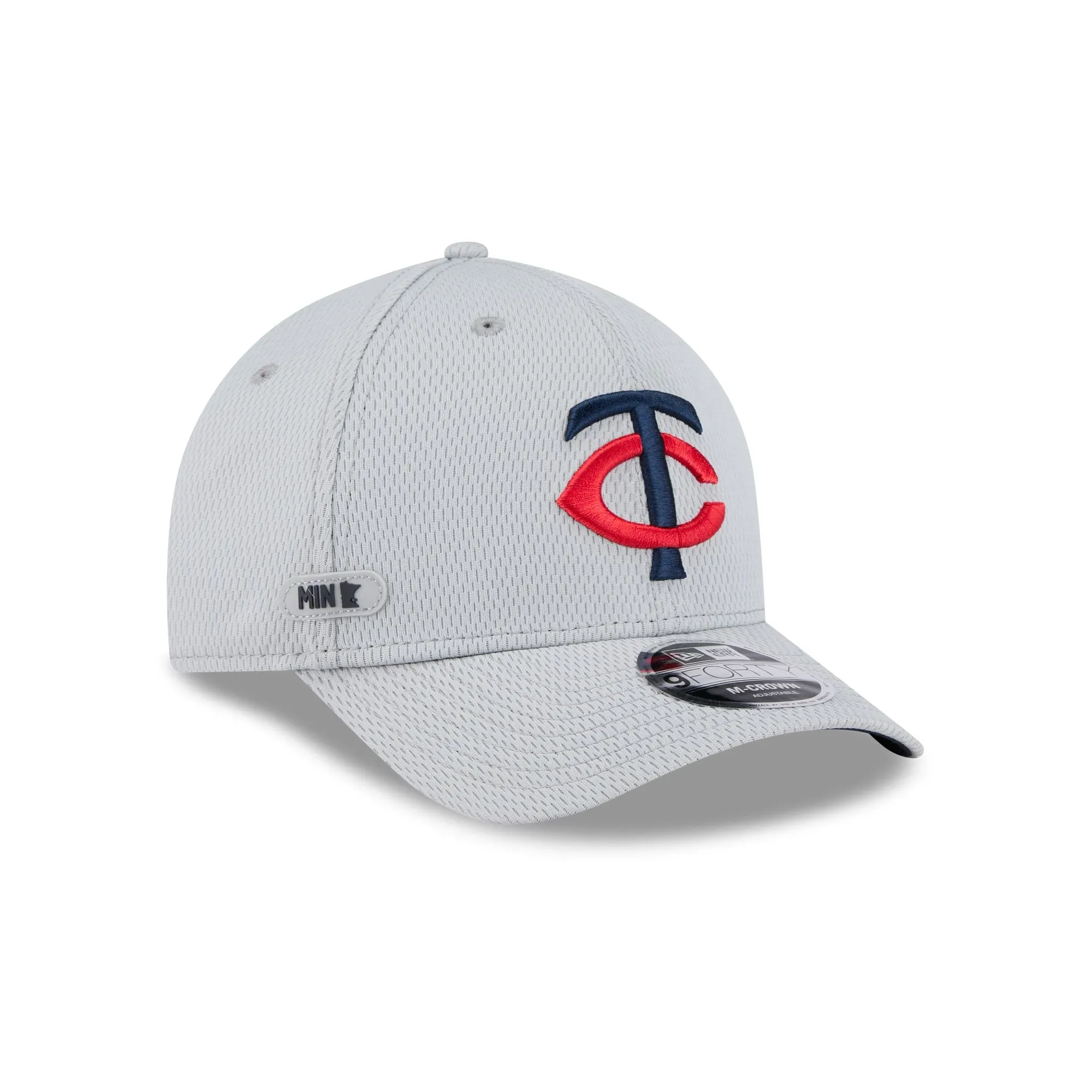 Minnesota Twins 2025 Clubhouse Gray 9FORTY M-Crown Snapback Hat sold by New Era